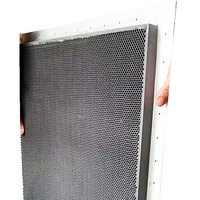 Filtre à air de ventilation anti-EMI/RFI, filtre passe-haut pour chambre d'essai CEM, filtre essentiel en aluminium 600*600, emballage en bois