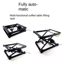 Table basse multifonctionnelle intelligente Kung Fu à hauteur réglable, avec cadre en fer intégré et système électrique, pour salon moderne