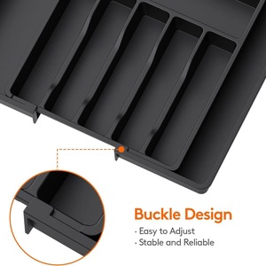 Cutlery <strong>Drawer</strong> <strong>Organiser</strong> Expandable Cooking Utensil Tray Pp for <strong>Kitchen</strong> - Product Image 5