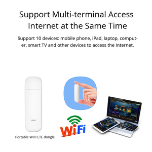 TUOSHI Unlocked Mini 4G Dongle USB LTE Ufi Mobile <strong>Data</strong> <strong>Wireless</strong> Router <strong>Network</strong> Card Wifi Hotspot Modem Dongle With Sim Card Slot - Product Image 6