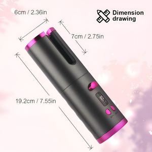 Intelligent Automatic Hair Curler Cordless USB Charging Portable Curling <b>Iron</b> <b>Lightweight</b> Travel Hair Styling Appliance - Product Image 1