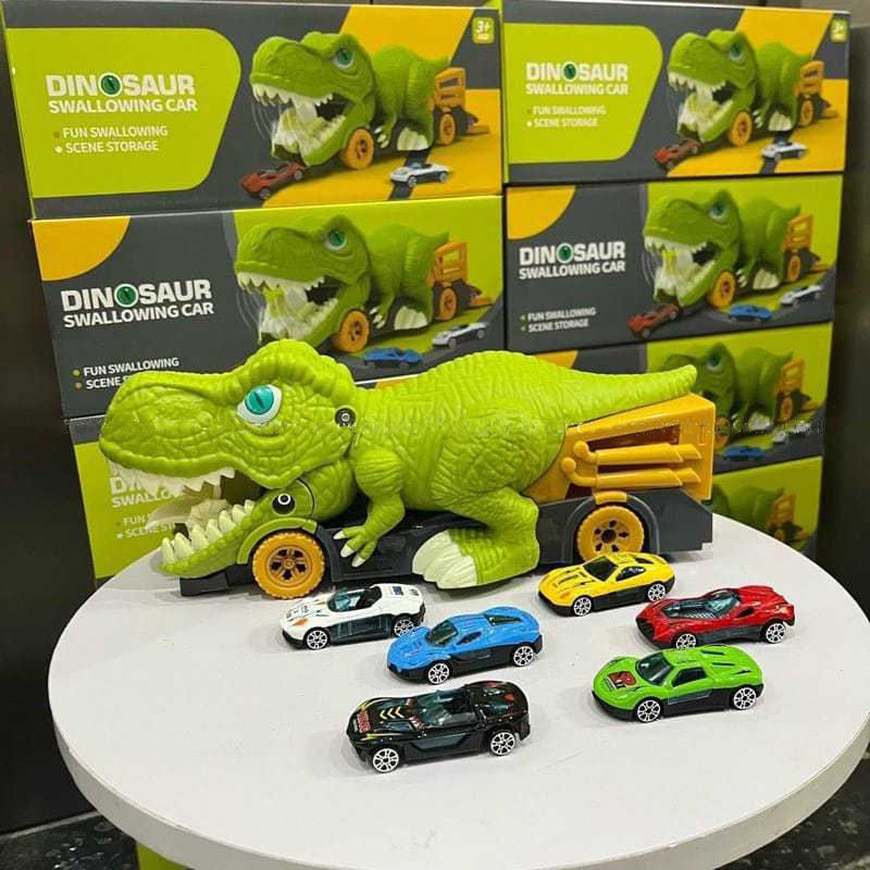 English box+6 alloy toy cars