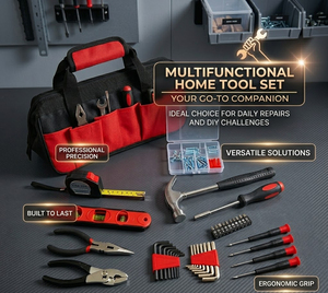 Professional 138-Piece <b>Hand</b> <b>Tool</b> <b>Set</b> General Household Repair <b>Tool</b> Kit with Portable <b>Tool</b> Bag for Home DIY and Maintenance - Product Image 3