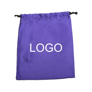 Luxurious Lavender Color Satin Silk Fabric Bag for Pendant Packaging