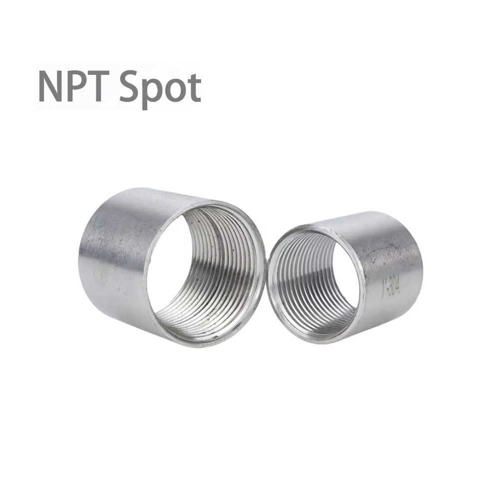 Double-ended external wire stainless steel NPT American hexagonal Male 316 Stainless Steel Hex Head Solid Plug Forged Pipe Fitting Water Gas  Oil 6000 Psi