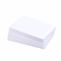 Échantillon gratuit de carte intelligente PVC sans contact RFID CR80 13,56 MHz de haute qualité avec puce F08 pour la sécurité et le contrôle d'accès des entreprises