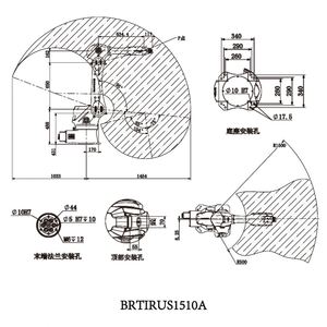 Robot Industrial Borunte BRTIRUS1510A de 6 Ejes con Motor y Caja de Engranajes, Carga Útil de 10 kg, Alcance de 1500 mm, Potencia de 5 kW, 220 V, 1 Año de Garantía - Product Image 4