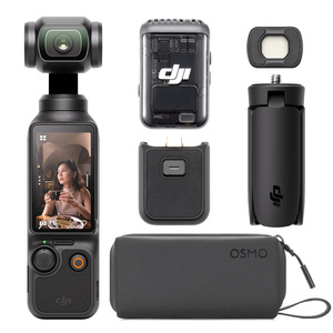 DJI Osmo Pocket3 Combo 1''CMOS 10.5MP 4K120fps Stabilisateur 3 axes Suivi de sujet basé sur l'IA Suivi du visage Microphone intégré MicroSD 180 - Product Image 1