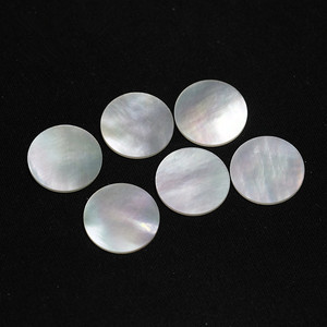 Prix de gros nacre naturelle ronde tranche/6mm-12mm double plat coquille <span class=keywords><strong>blanche</strong></span> <span class=keywords><strong>pierre</strong></span> <span class=keywords><strong>précieuse</strong></span> en stock - Product Image 4
