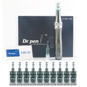 Dr pen M8 11 /16/ 24 pines 6 velocidades Dr Pen Microneedling MTS Derma pen cartucho de agujas