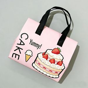 Sac isotherme personnalisé OEM en non-tissé, réutilisable, pour la livraison de gâteaux et de plats à emporter, emballage pour la livraison de repas rapides - Product Image 6