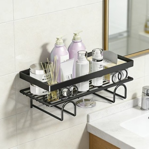 Estante Metálico de Almacenamiento para Baño Estilo <span class=keywords><strong>Hacienda</strong></span> <span class=keywords><strong>Mexicana</strong></span>, de Una Sola Capa, Independiente, Sin Necesidad de Taladrar, Ahorra Espacio - Product Image 1