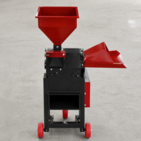 Henglu Nouvelle Machine à Hacher les Fourrages Électrique 220V pour Usage Domestique, Ultra Fine, 4 Lames en Alliage, Capacité 300KG/H, pour Paille et Fourrage, Broyeur pour Moutons