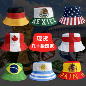Sombrero de Pescador con Bandera Nacional de 2026 Países, Reversible, para Hombres y Mujeres, Ideal para Fiestas de Fútbol y la Copa Mundial - Product Image 1