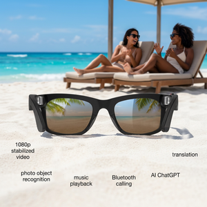 Gafas con Cámara Ai Chatgpt, Grabación de Video HD 1080P, Asistente de Voz, Traductor en Tiempo Real, Gafas de Sol con Tecnología Inteligente - Product Image 1