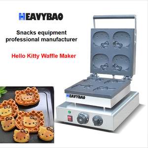 Machine à gaufres Heavybao en acier inoxydable Hello Kitty Taiyaki Machine pour hôtel et restaurant Cuisine Snack Shop Equipment - Product Image 2
