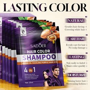 <span class=keywords><strong>Tinta</strong></span> <span class=keywords><strong>per</strong></span> <span class=keywords><strong>Capelli</strong></span> <span class=keywords><strong>Viola</strong></span> Pratica, Delicata, a Lunga Durata, Idratante, Non Irritante, Facile da Applicare - Product Image 1