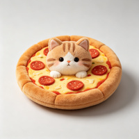 Peluche kawaii en forme de nourriture : hamburger, sushi, beignet, pizza, glace, gâteau, jouet en peluche pour enfant, cadeau pour enfant