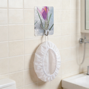 Porte-manteau mural auto-adhésif à deux niveaux Bailiwang, sans perçage, en tissu, pour salon, salle de bain, porte-ustensiles - Product Image 3