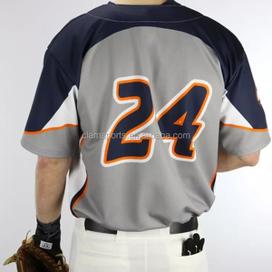 Venta al por mayor personal de gran tamaño de secado rápido gris béisbol Jersey Logo trasero <span class=keywords><strong>japon</strong></span>és World Baseball Classic Jerseys - Product Image 6