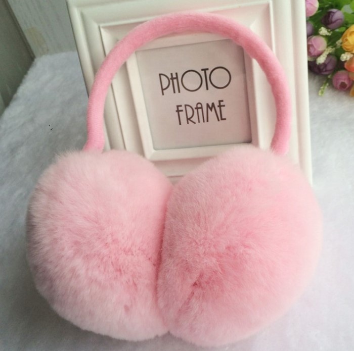 Защита для ушей из искусственного кроличьего меха для женщин и мужчин