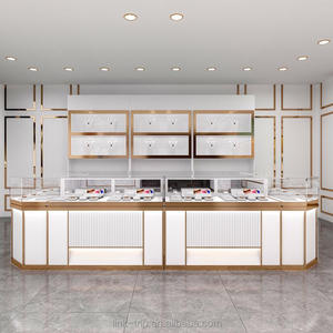 Hiện đại tùy chỉnh phổ biến Đồng hồ trang sức kính góc vitrine Tủ sử dụng kính hiển thị trường hợp - Product Image 4