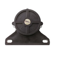 Amortisseur de porte coulissante hydraulique, rotatif, en plastique, avec support d'engrenage