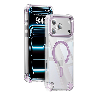 Funda Magnética Transparente para Teléfono con Carga Inalámbrica ATB para iPhone 12 13 14 15 16 17, Venta al por Mayor, Diseño Más Reciente - Product Image 3