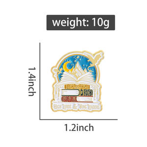 فانتازيا نوت دبوس مينا تصميم تنين أسود كرتون بروش أنيمي هدية مجوهرات للأصدقاء بالجملة - Product Image 6