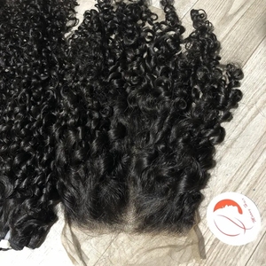 Mechones de cabello humano 100% humano, cabello natural remy Virgen sin procesar con cutícula alineada, venta al por mayor - Product Image 6