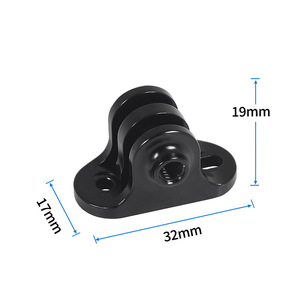 Action Cam Mount Metal Quick Release <b>Adapter</b> For GoPro 13 Garmin Bike Computer 20-22mm D3.2 M5-0.8 - Product Image 2
