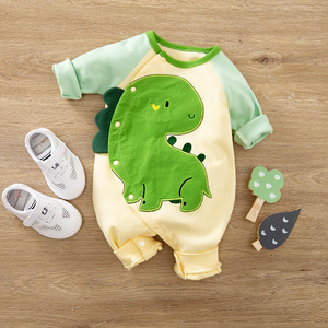 Tuta per bambini primavera e autunno in cotone cartoni animati vestiti per bambini vestiti per neonati <span class=keywords><strong>Body</strong></span> - Product Image 4