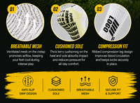 Fabricants de chaussettes antidérapantes personnalisées pour le sport en plein air, la gym, les hommes, avec semelle en tissu éponge antidérapante, chaussettes de football, logo personnalisé