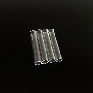 Büyük çaplı şeffaf kuvars borosilikat cam tüp yuvarlak kaynaşmış silika kabarcık boru bükme ve kaynak için - Product Image 3