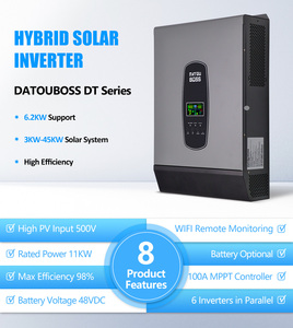 Système d'onduleur solaire hybride entrepôt de l'UE 3,6 KW 6,2 KW 11KW système solaire hors réseau 24V 48V CA contrôleur MPPT monophasé avec WiFi - Product Image 3