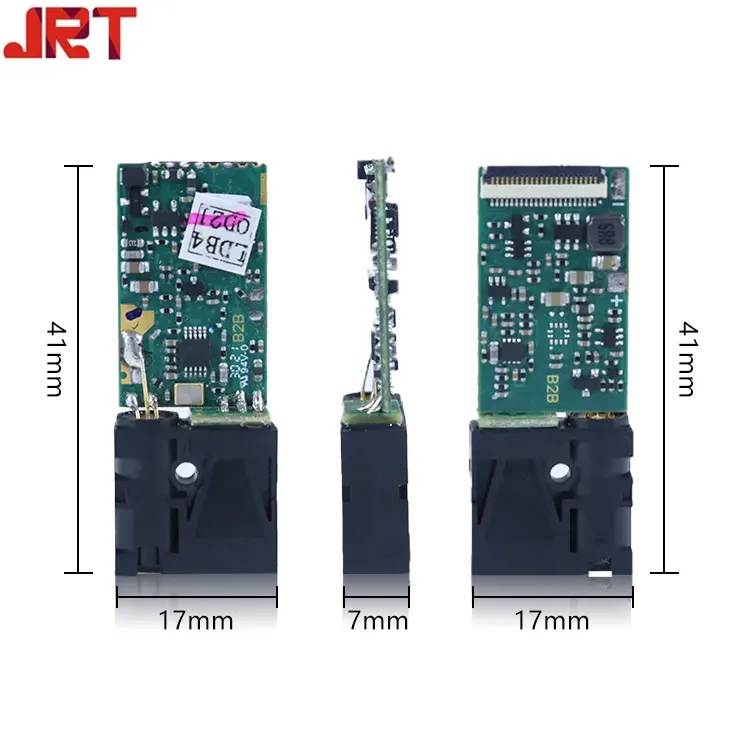 10HZ TTL संपर्क रहित दूरी सेंसर 2m 1mm रिज़ॉल्यूशन दूरी सेंसर AGV के लिए 10m उच्च परिशुद्धता लघु दूरी दूरी सेंसर