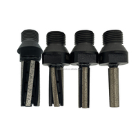 Meilleure qualité D10MM/D12MM/D16MM diamant tambour roue diamant Cnc routeur Bits diamant Cnc doigt Bits pour granit/marbre/Quartz