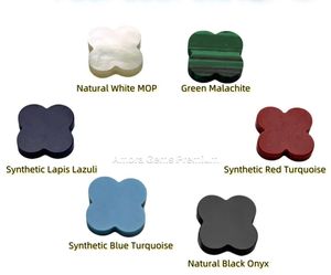 Encantador diseño de hoja de trébol con piedras mixtas, piedras preciosas sueltas para hacer joyas, anillos únicos, pendientes, colgantes - Product Image 3