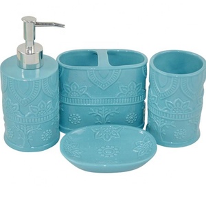 Dispensadores de jabón líquido con tema de <span class=keywords><strong>zorro</strong></span> rosa, botella de jabonera de cerámica para niños, accesorios de baño - Product Image 5