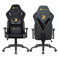 Chaise de bureau ergonomique Anji, nouvelle chaise de direction pivotante pour ordinateur et jeux PC avec accoudoirs 3D et coussin plus épais