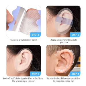 Parche de Protección Auditiva con Certificación ISO, Desechable, Impermeable, Adhesivo para los Oídos para Niños, para Nadar, Bañarse, Surfear y Ducharse - Product Image 6