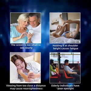 10"Mobile <b>Phone</b> <b>Magnifier</b> - Ultra-HD <b>Screen</b> <b>Magnifier</b> for Easy TV Viewing Orientation for Landscapes Use Eye Protection Full - Product Image 6