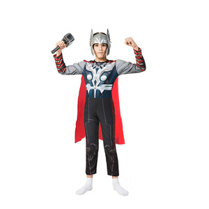 TV & Film Costume classico Muscle <span class=keywords><strong>Thor</strong></span> per i ragazzi tuta supereroe per il carnevale di Halloween & Party Cosplay per i bambini - Product Image 6