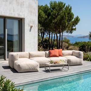<span class=keywords><strong>Matelas</strong></span> flottant pour piscine de <span class=keywords><strong>jardin</strong></span> extérieur en fil de polypropylène teint en masse (Olefine) et pouf de relaxation d'extérieur - Product Image 6