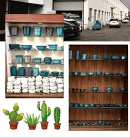 Pot en Céramique d'Argile Violette Respirant Petit Pot de Jardinage avec Trou de Drainage Écologique Durable Minimaliste pour Succulentes et Bonsaïs Émaillé