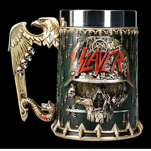 Taza de esqueleto de Halloween hecha a mano, tazas creativas únicas de acero inoxidable, <span class=keywords><strong>cerveza</strong></span>, café, resina, 3D, Calaveras, águila calva, <span class=keywords><strong>cerveza</strong></span> - Product Image 3