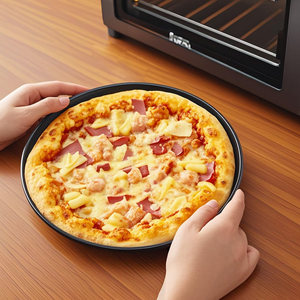 Plaques de cuisson rondes en acier au carbone antiadhésives personnalisées, directement de l'usine, pour la fabrication de gâteaux et de pizzas en boulangerie commerciale - Product Image 4