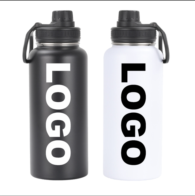 Wholesale Stainless Steel 1L Double Wall Vacuum Flask Wide-Mouth Insulated Portable Travel Water Bottle