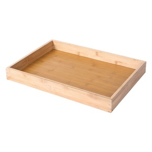Bamboo Bread <b>Tray</b> Rectangular Cake Pastry Plate Wooden <b>Baking</b> Food Display <b>Storage</b> <b>Tray</b> Natural Safe Simple Style - Product Image 3