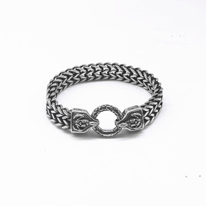 Pulsera de plata tibetana yunnique con diseño geométrico de escorpión para hombre, joyería de moda, origen Guangzhou GZYB-0205 - Product Image 5